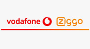 Logo met tekst Vodafone Ziggo