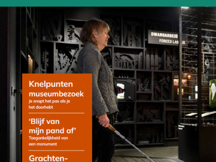 De afbeelding geeft de voorkant van het magazine IN:museum.