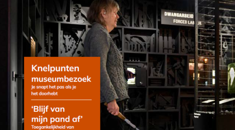 De afbeelding geeft de voorkant van het magazine IN:museum.