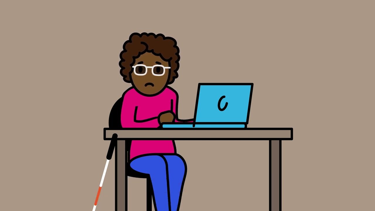 Video: animatievideo recreatie - alisha is blind